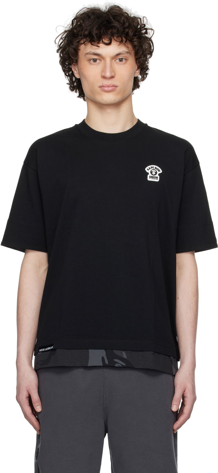 Футболка AAPE by A Bathing Ape AAPE by A Bathing Ape Fancy Main T-Shirt чорний | AAPTEM1652XXNBKX