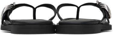 Догляд за взуттям rag & bone Rag & Bone Gia Leather Thong Sandals чорний | WFF25SF1003LE03, 1