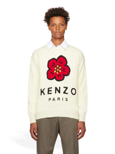 Cветр KENZO Paris Boke Flower білий | FC65PU3453LD