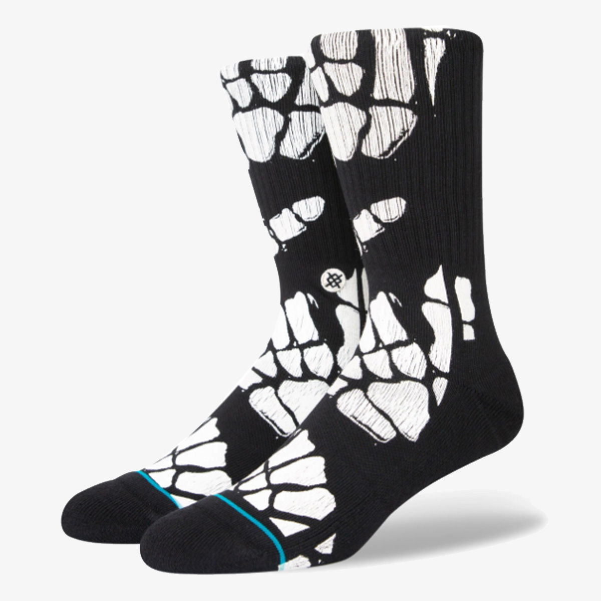 Шкарпетки Stance Skeleton Print Socks чорний | A556C22ZOM-BLK, 0