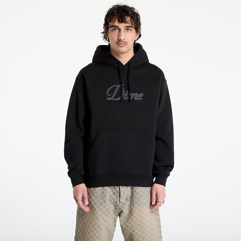 Світшоти Dime Cursive Logo Hoodie чорний | DIME2SP2544BLK