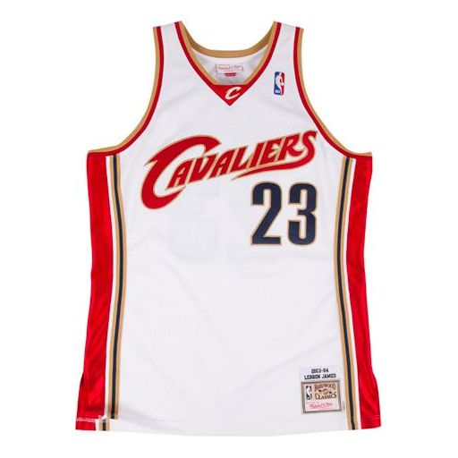 Джерсі Mitchell & Ness Mitchell & Ness Cleveland Cavaliers LeBron James Authentic Jersey білий | AJY4CP19125-CCAWHIT03LJA
