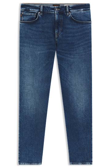 Джинси BOSS Maine Regular-Fit Super-Stretch Jeans Синій | 50544633