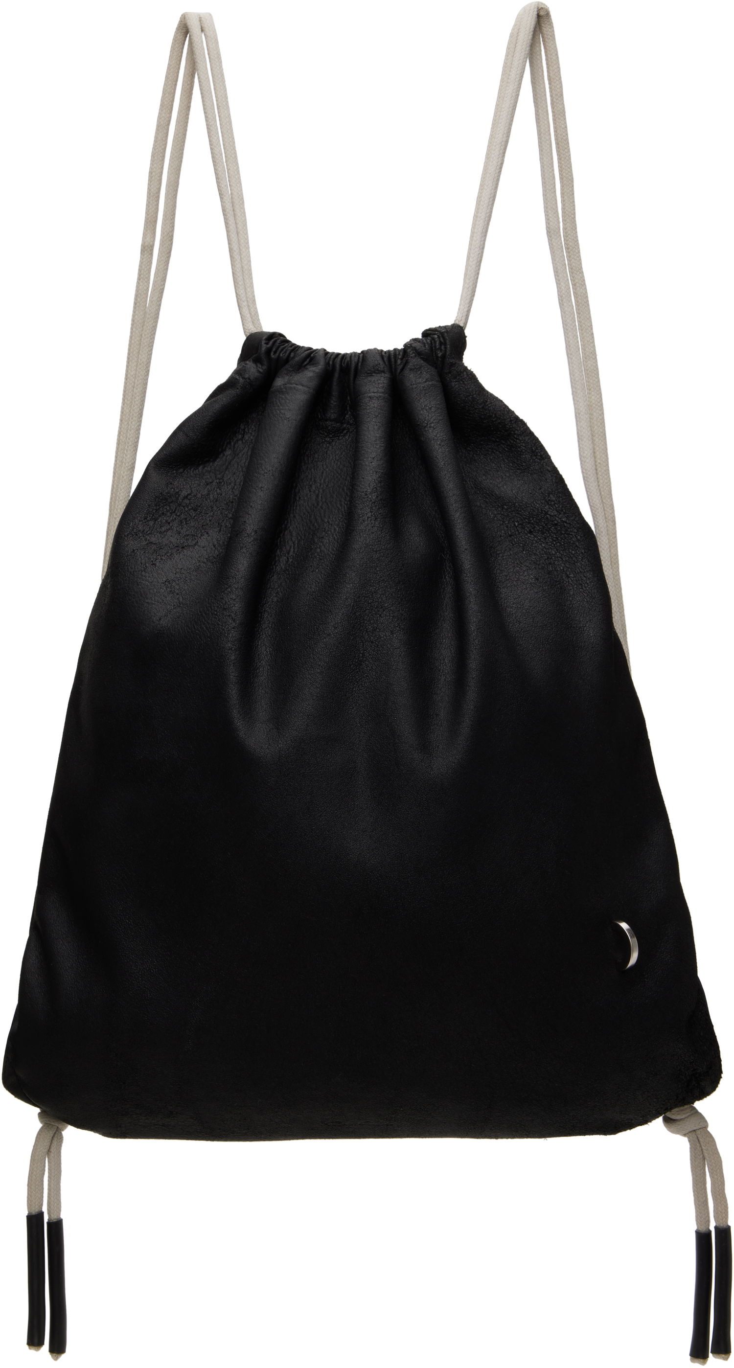 Спортивний рюкзак Rick Owens Rick Owens Hollywood Drawstring Backpack чорний | RA01E0675 LCN, 0