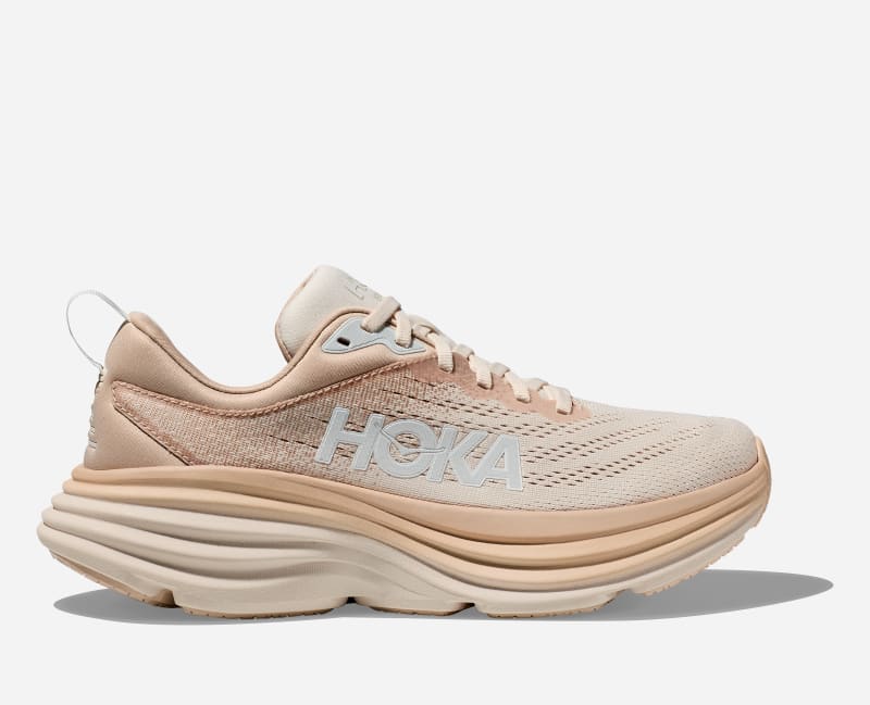 Кросівки та взуття Hoka One One Bondi 8 бежевий | 1123202-SSEG, 0