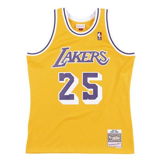 Джерсі Mitchell & Ness Lakers  #25 Basketball Jersey Жовтий | SMJYGS18441-LALLTGD94EJN