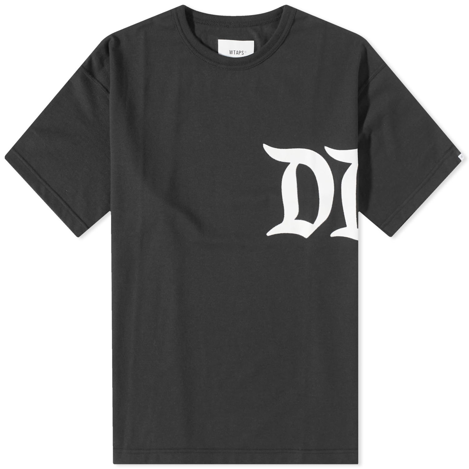 Футболка WTAPS Design 02 SQD T-Shirt чорний | 231ATDT-CSM14-BK, 0