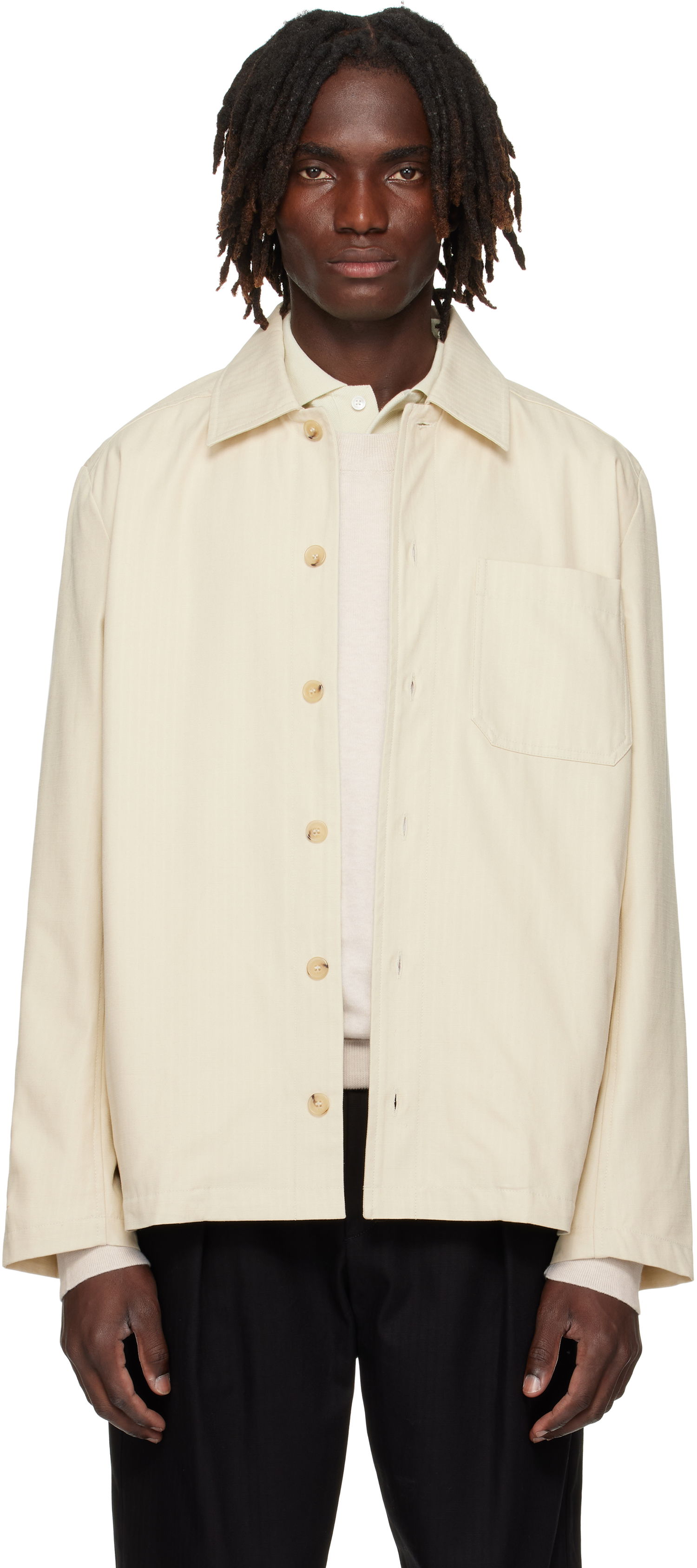 Куртка A.P.C. A.P.C. Jeffray Jacket білий | COHHW-H02991, 0