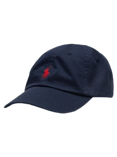 Кепка Polo by Ralph Lauren Cotton Chino Baseball Cap темно-синій | 710548524014