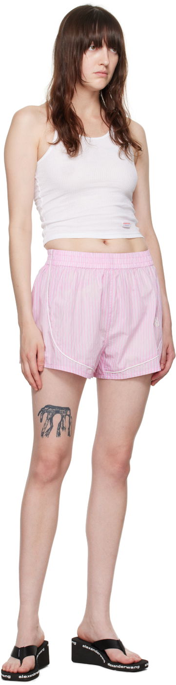 Шорти Alexander Wang Track Shorts Рожевий | 4WC3244386, 3