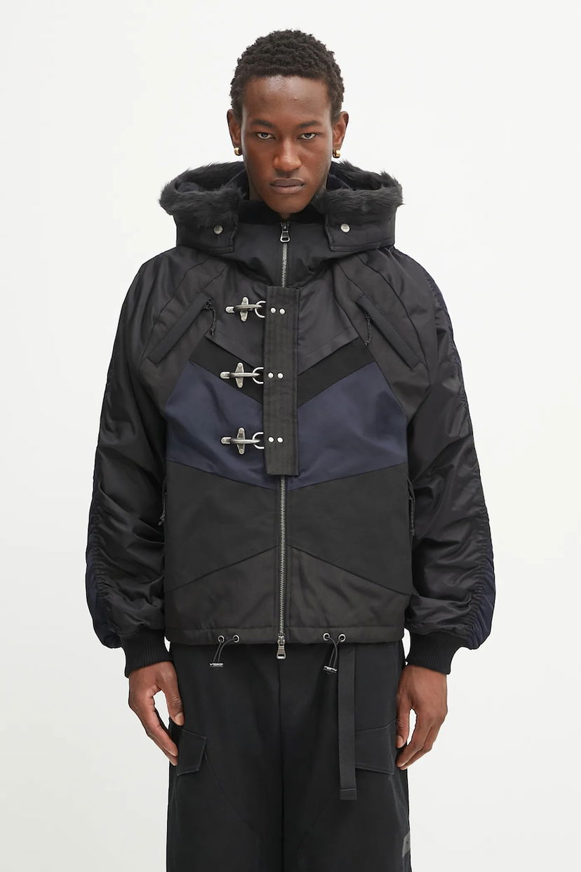 Куртка бомбер Andersson Bell Norwegian N2B Hooded Padded Jacket with Fur Trim and Toggle Closures Різнокольоровий | awa690u