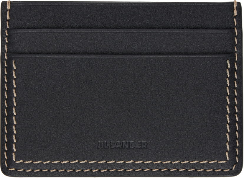 Гаманець Jil Sander Jil Sander Leather Card Holder чорний | J25VL0009_P7314