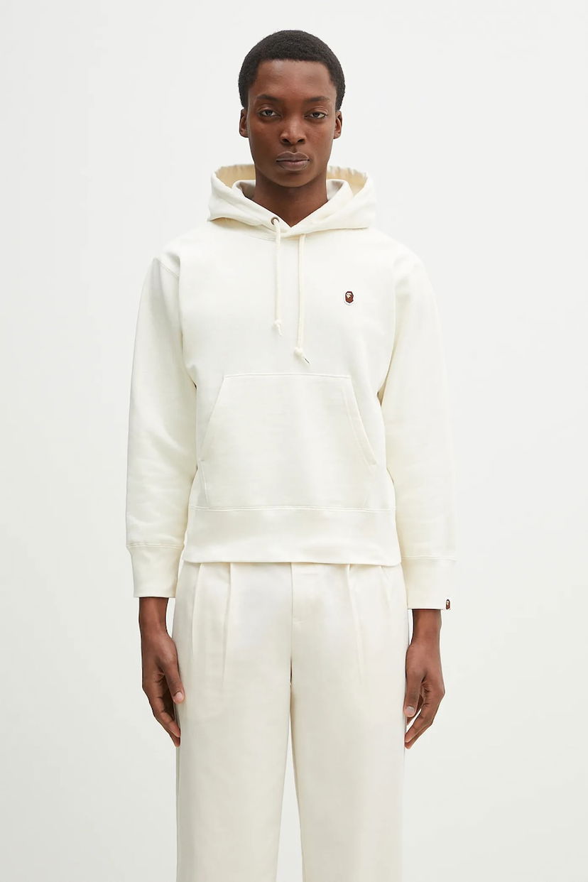 Світшоти BAPE A Bathing Ape One Point Pullover Hoodie білий | 1K80214005