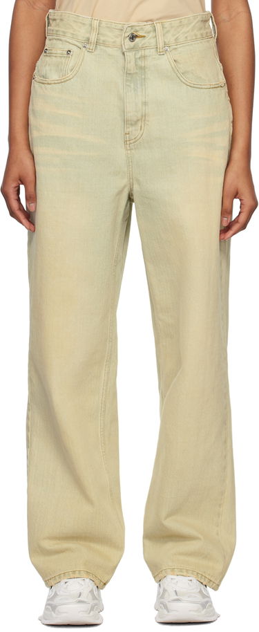 Джинси We11done Wide-Leg Jeans Зелений | WD-DP1-23-357-W-BG, 0