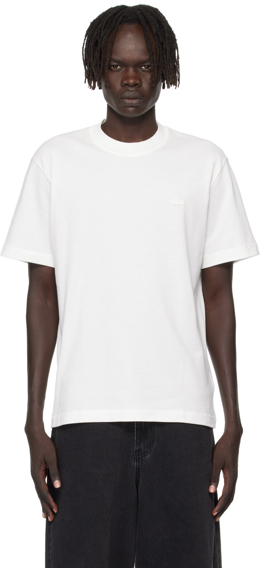 Футболка Lacoste Lacoste Back To Work Tier 0-1 T-Shirt білий | TH5477_70V