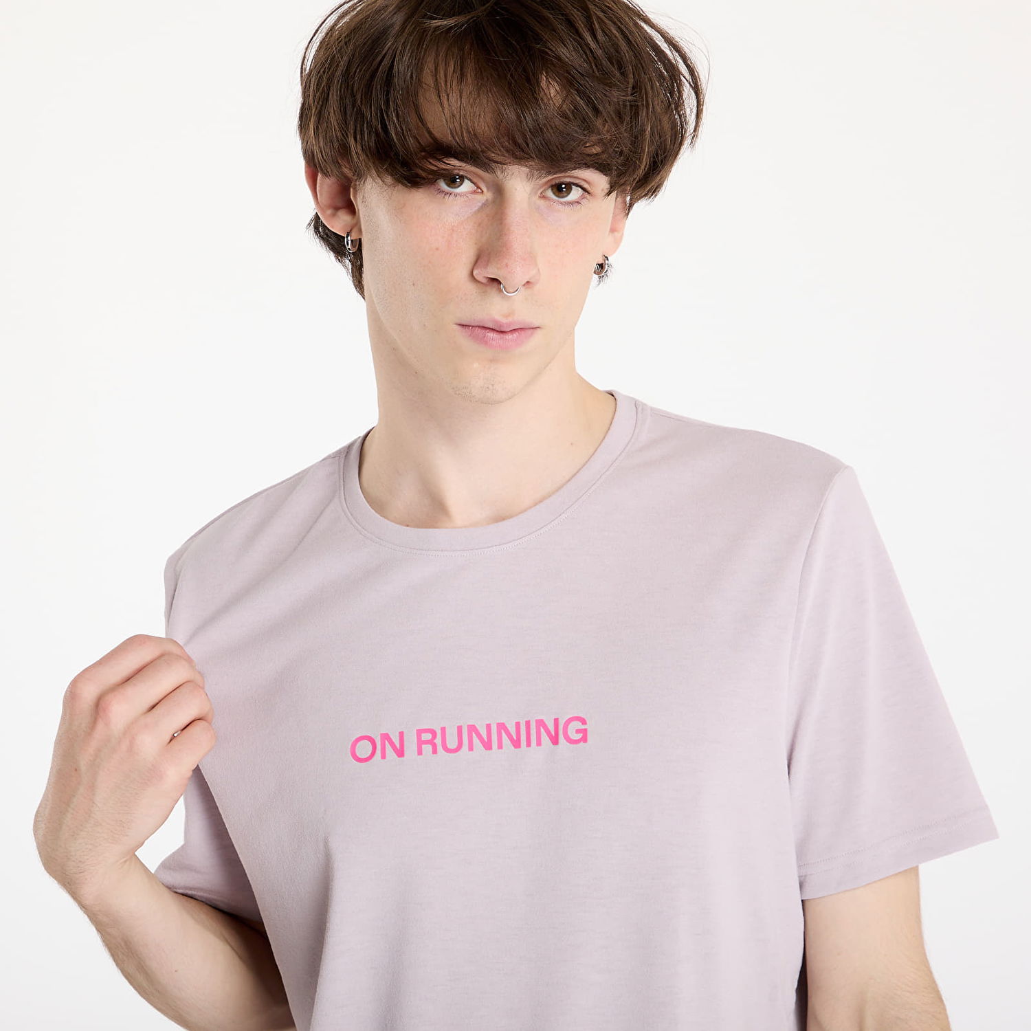 Футболка On Running On On Run-Tee Fade S Сірий | 1ME30371927, 1