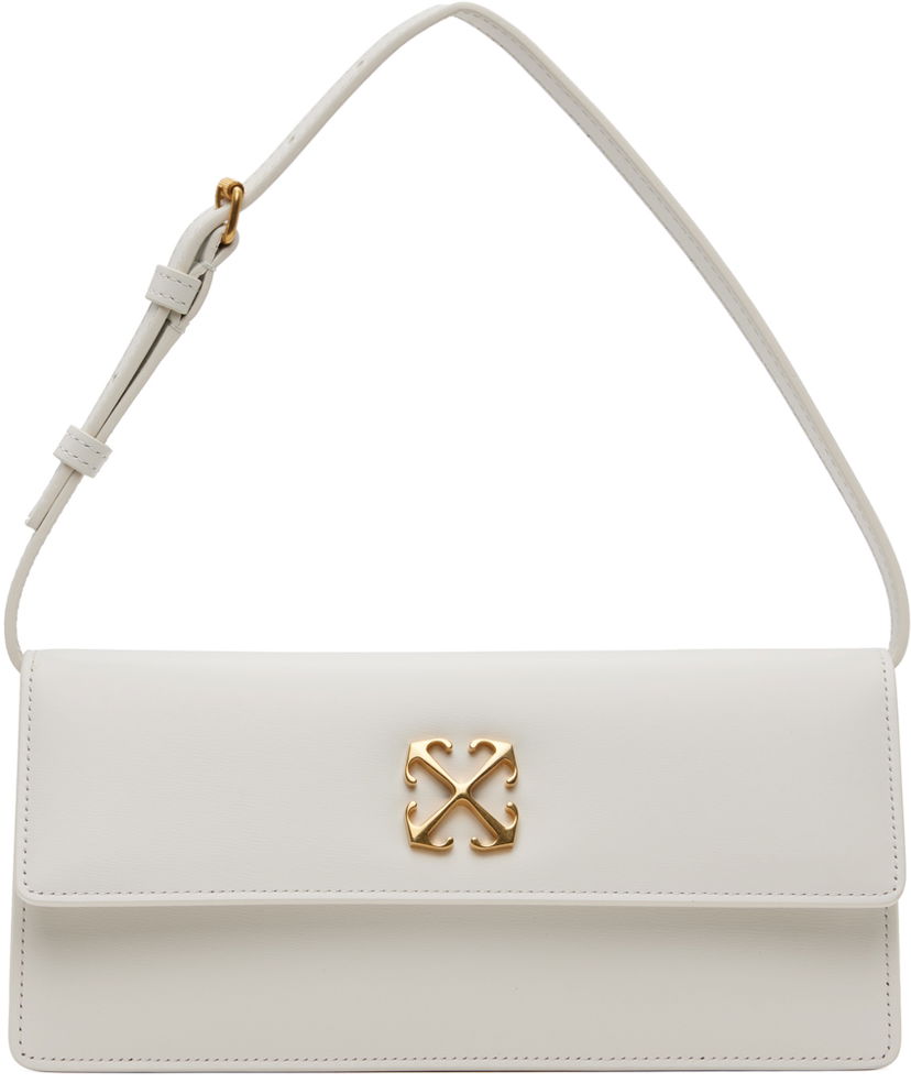 Сумка Off-White Jitney 1.0 Shoulder Bag білий | OWNN172C99LEA0010400