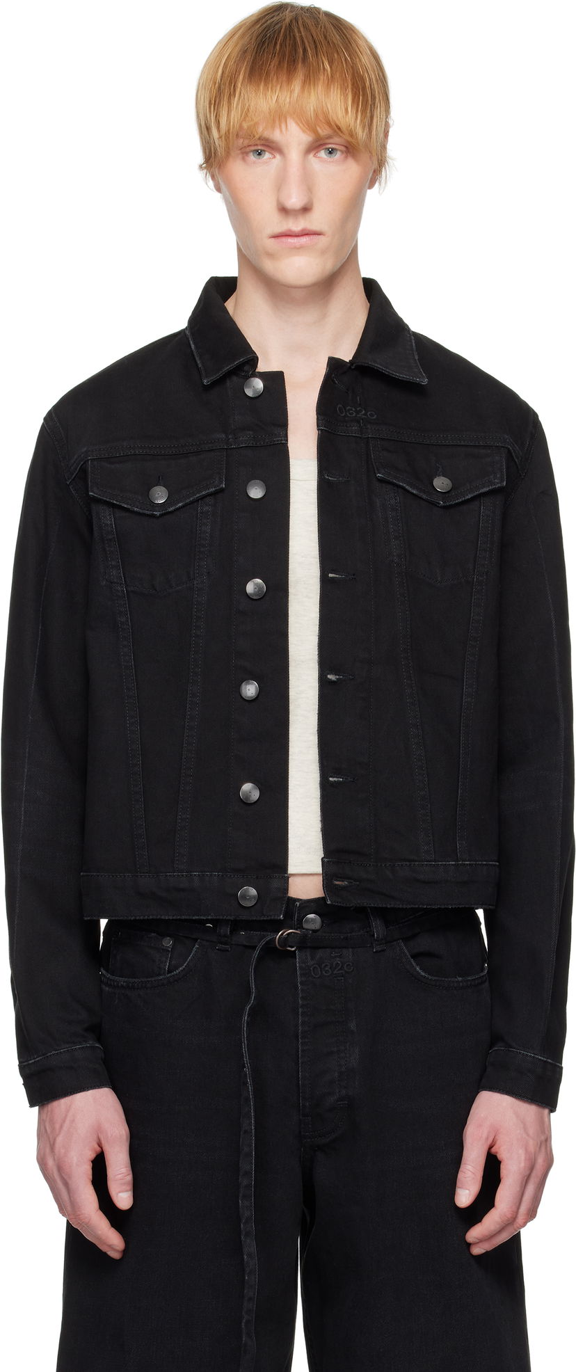 Куртка 032C 032c Down To Earth Boxy Denim Jacket чорний | S25-URD-1921-050