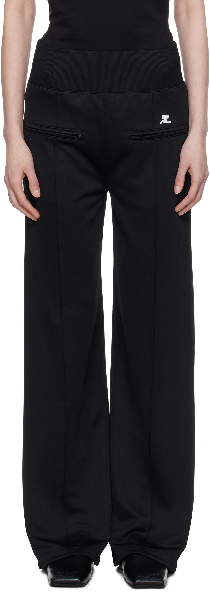 Спортивні штани Courrèges Courrèges Interlock Tracksuit Trousers чорний | 125JPA310JS0091
