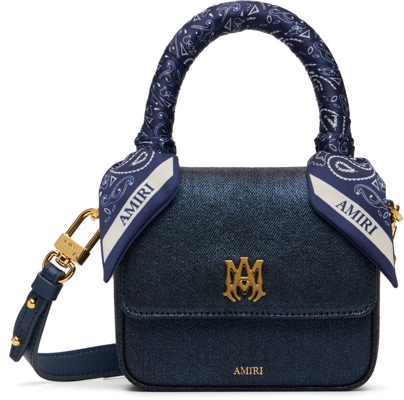 Сумочка AMIRI 'MA' Denim Micro Bag темно-синій | AWBGTH1085
