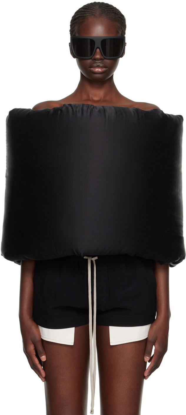 Одяг Rick Owens Donut Down Scarf чорний | RO02C1438 SCHDX