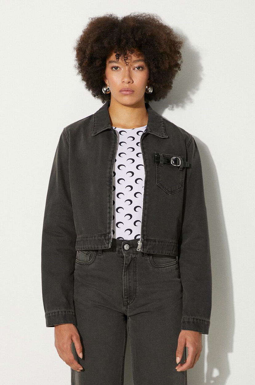 Куртка Coperni Denim Workwear Jacket чорний | COPBL20F2004