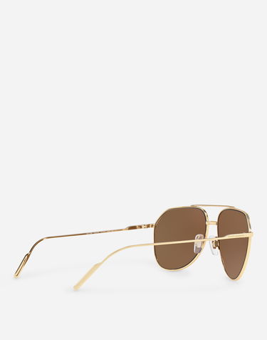 Сонцезахисні окуляри Dolce & Gabbana Dolce & Gabbana Icons Gold Edition Aviator Sunglasses Металік | VG2166VM2F99V000, 3