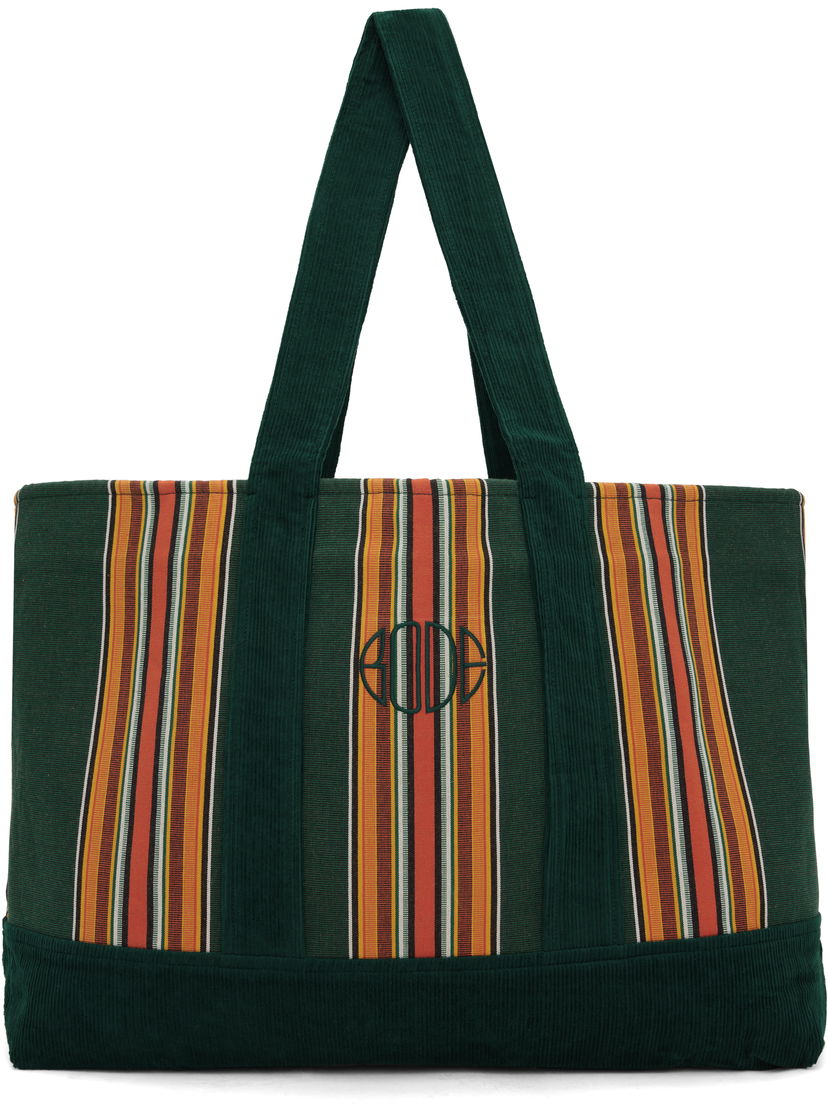 сумка-тоут Bode Bode Parakeet Stripe Tote Bag Різнокольоровий | MRS25AC044