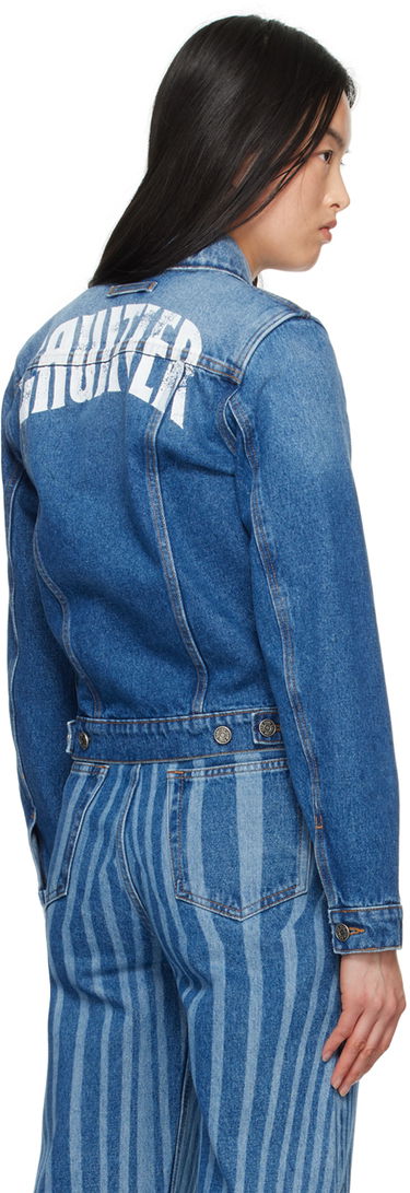 Куртка Jean Paul Gaultier Gaultier Printed Denim Jacket Синій | 24/25-U-VE040I-D013-5701, 2