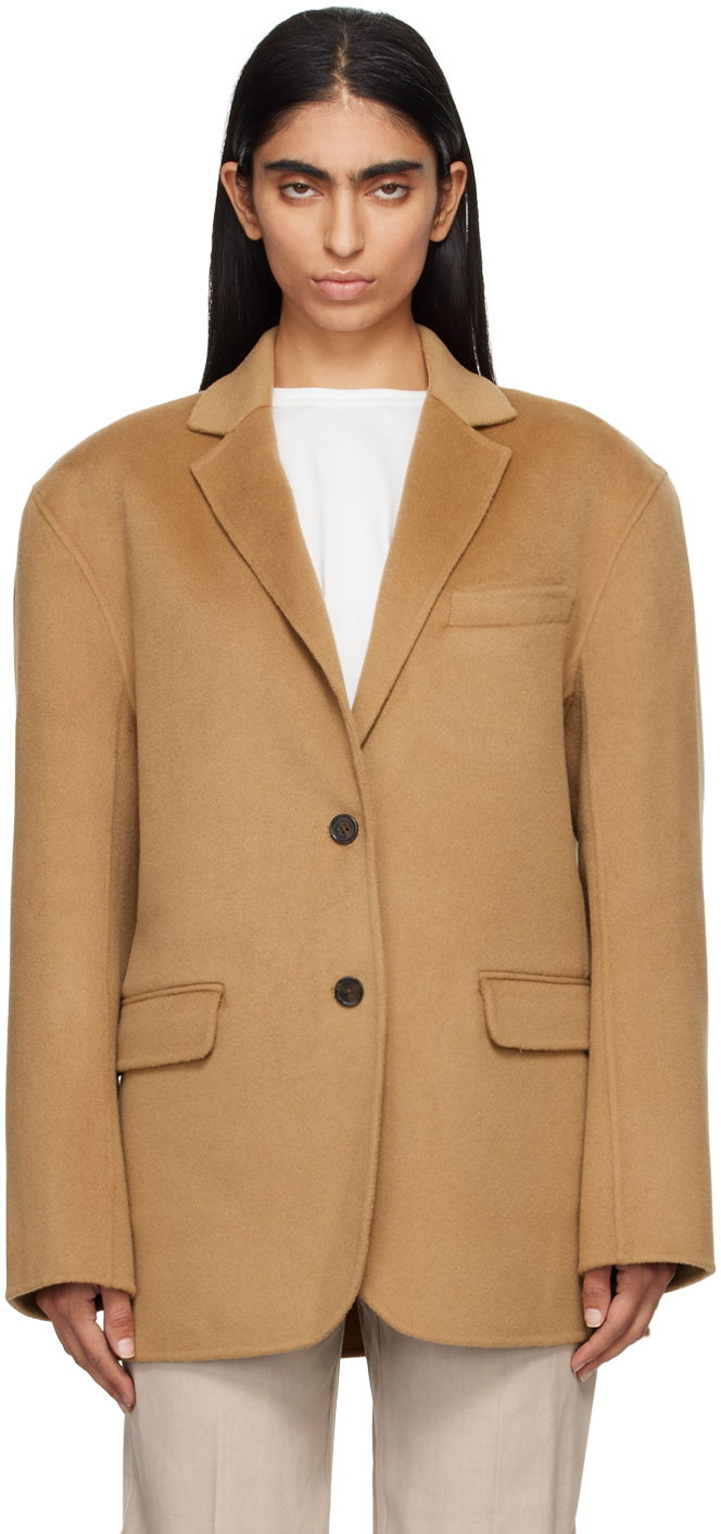 Пальто Anine Bing Quinn Wool Blazer Коричневий | A-01-7073-200