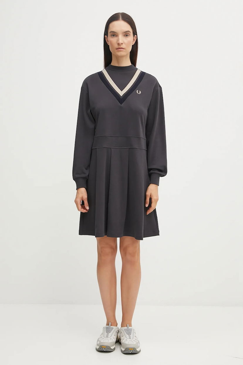 плаття Fred Perry Fred Perry Mini Dress Сірий | D1178