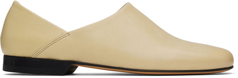 Кросівки та взуття LEMAIRE Leather Loafers бежевий | FO0113 LL0043