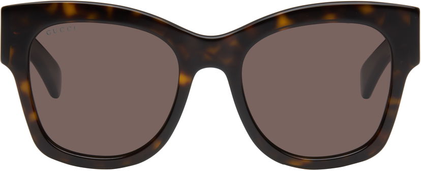 Сонцезахисні окуляри Gucci Gucci Butterfly Frame Sunglasses Коричневий | GG1789S-002