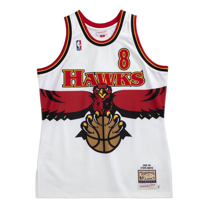 Джерсі Mitchell & Ness NBA Atlanta Hawks 1995-96 Steve Smith 8 Jersey білий | AJY4SB19087-AHAWHIT95SSM