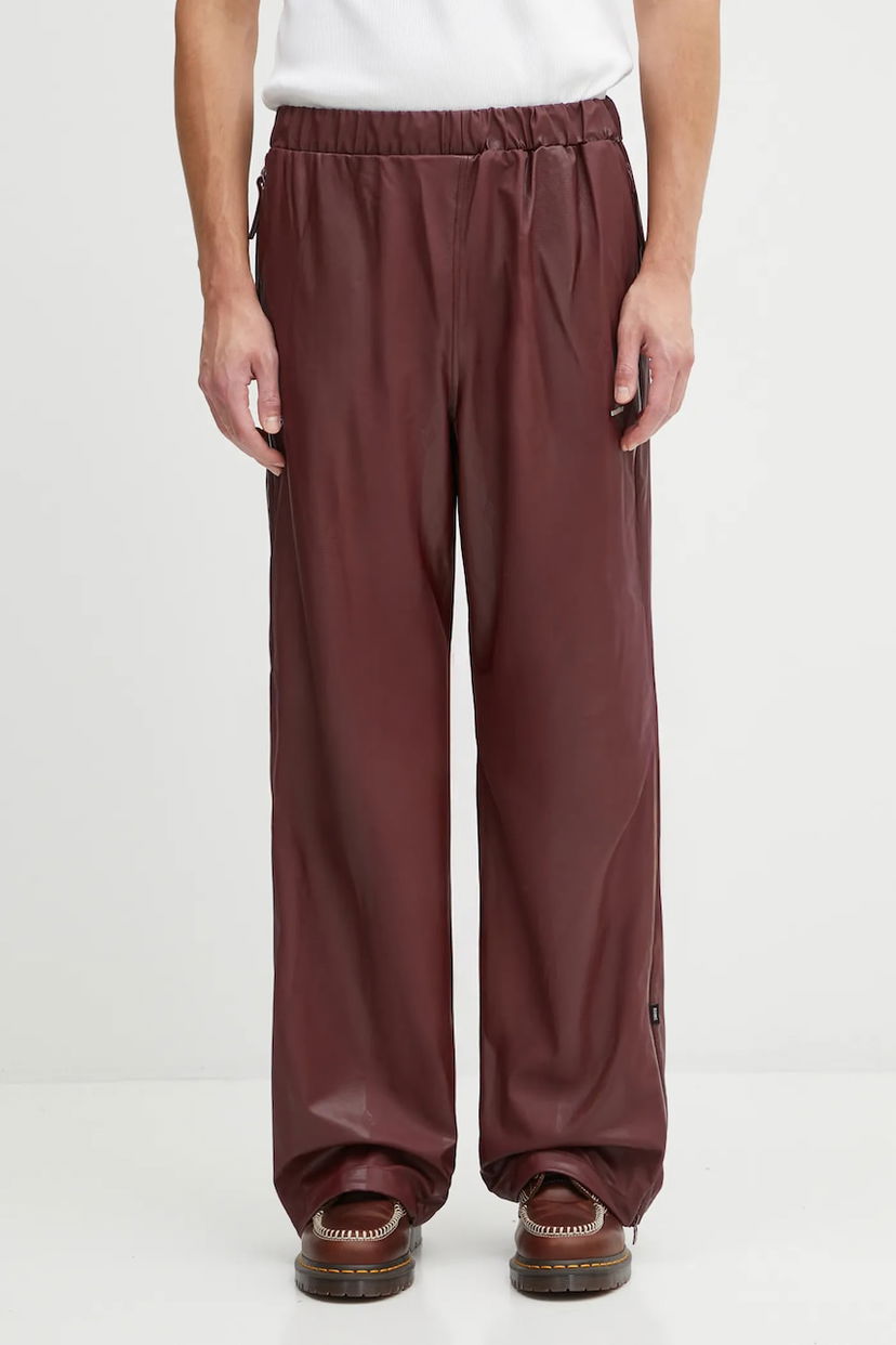 Штани Rains Rains x Umbro High Waist Waterproof Wide Leg Pants Бордовий | 20810.141