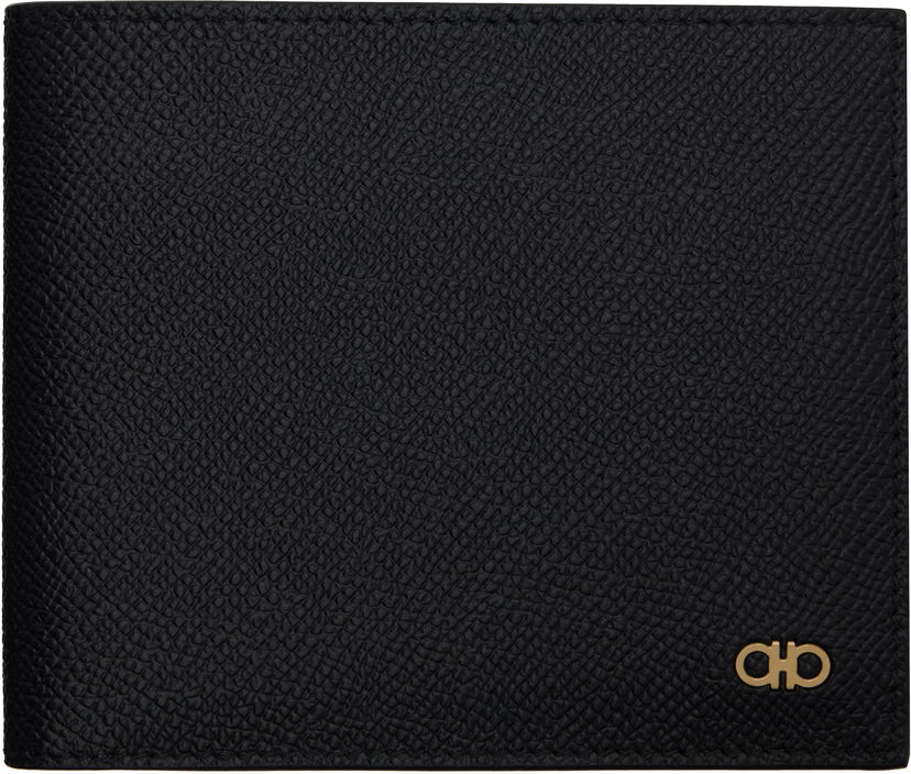 Гаманець FERRAGAMO Leather Wallet Black чорний | 775650