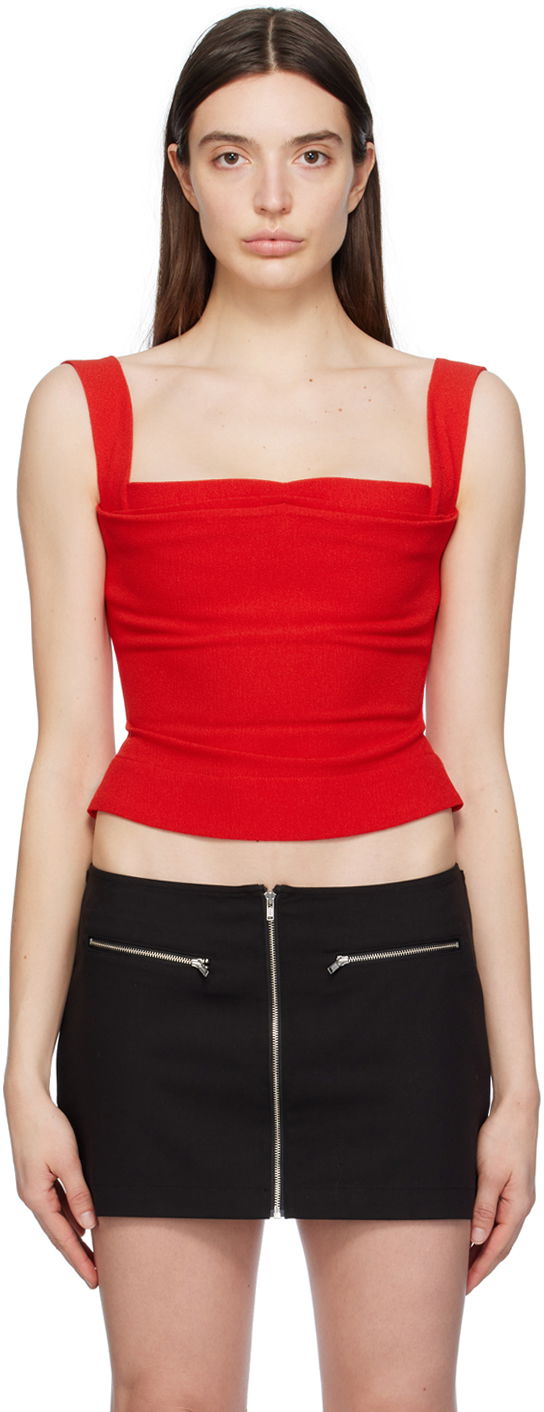 Безрукавка Miaou Miaou Imogene Tank Top Червоний | 7023-CL