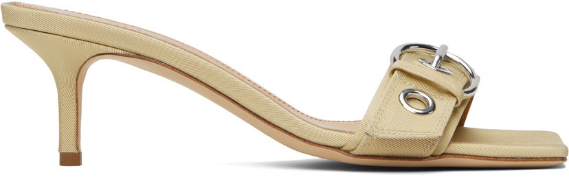 Аксесуари Aeyde Aeyde Ilvy Eyelet Grosgrain Mules бежевий | A11-HS-GAIS55TB188-SS25-957-069