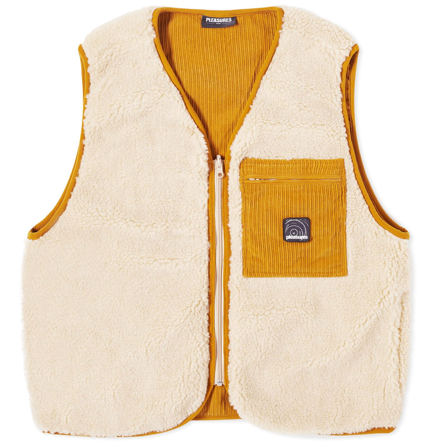Жилет Pleasures Infinite Reversible Vest бежевий | P23F013-BGE, 0