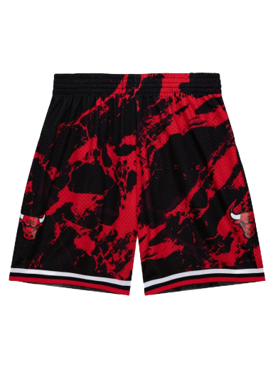Шорти Mitchell & Ness NBA Chicago Bulls Team Marble Swingman Shorts чорний | PFSW1279-CBU97PPPBLCK