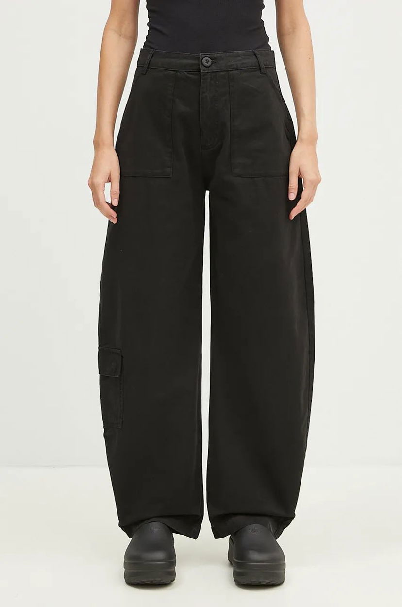 Штани карго Alpha Industries Field High Waist Cargo Pants чорний | 148021