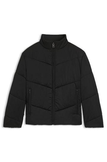 Пуховик BOSS Water-Repellent Puffer Jacket чорний | 50541590