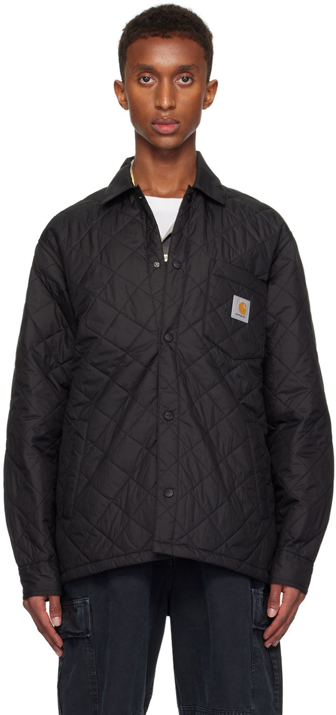 Пуховик Carhartt WIP Quilted Shirt Jacket чорний | I034363