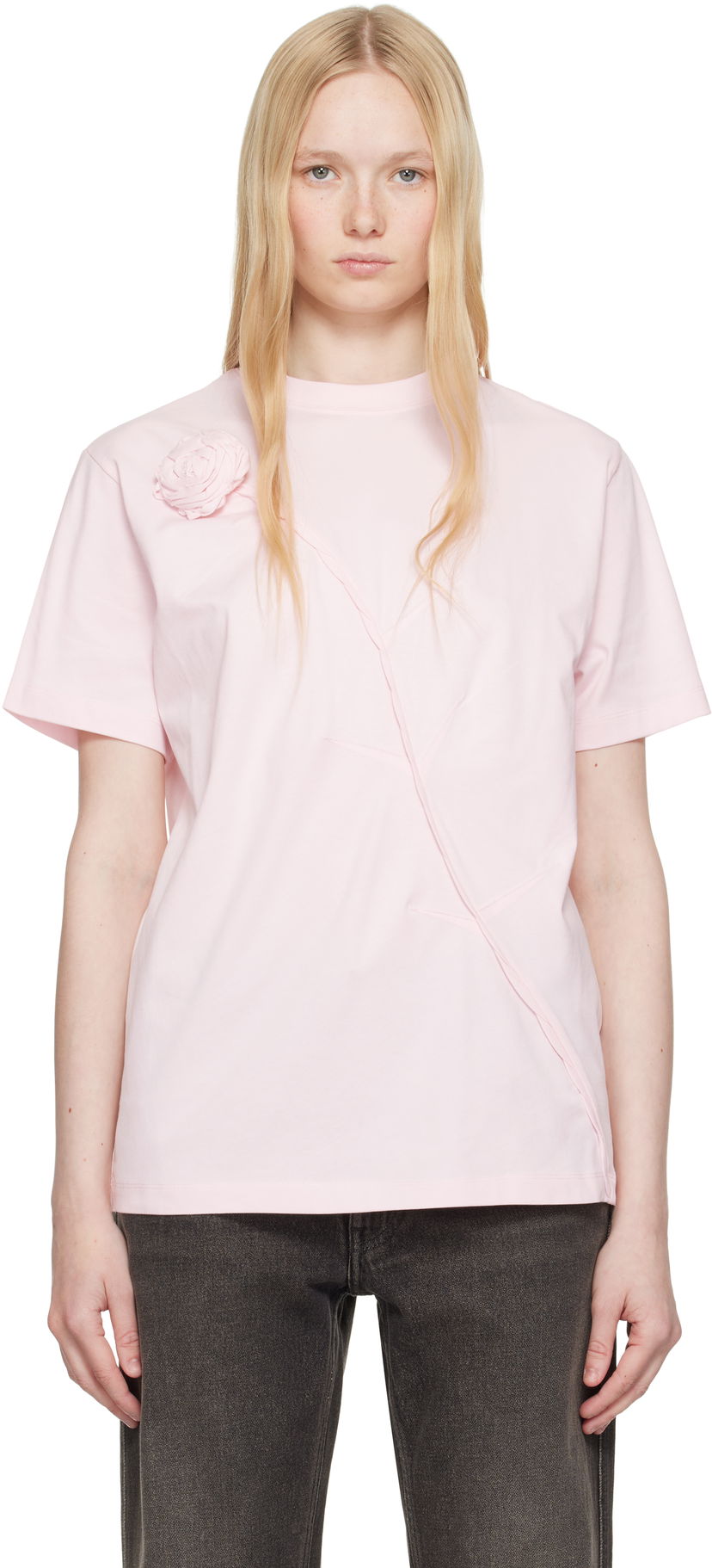 Футболка Coperni Coperni Disney Rose T-Shirt Рожевий | DJS131F5028