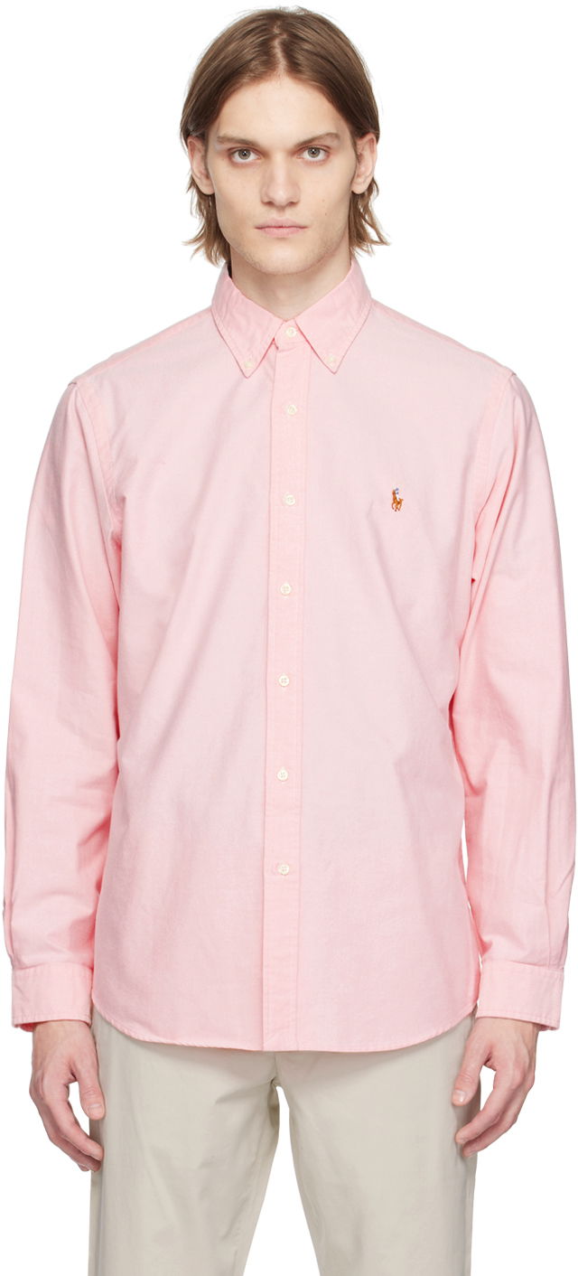 Сорочка Polo by Ralph Lauren Ralph Lauren Iconic Oxford Cloth Button-Down Shirt Рожевий | 710548535004