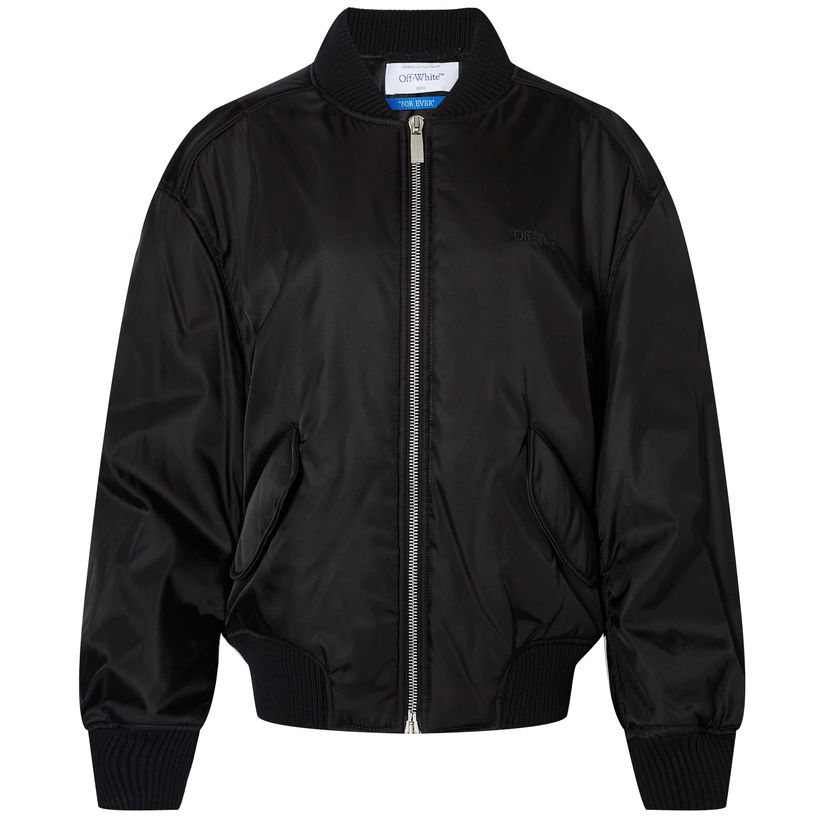 Куртка бомбер Off-White NY Bomber Jacket чорний | OWEH028C99FAB0011010
