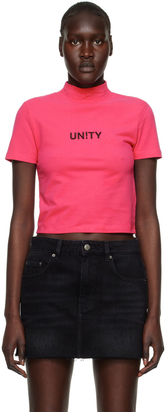 Кроп-топи Ksubi 'Unity' Crop T-Shirt Рожевий | WPS23TE016