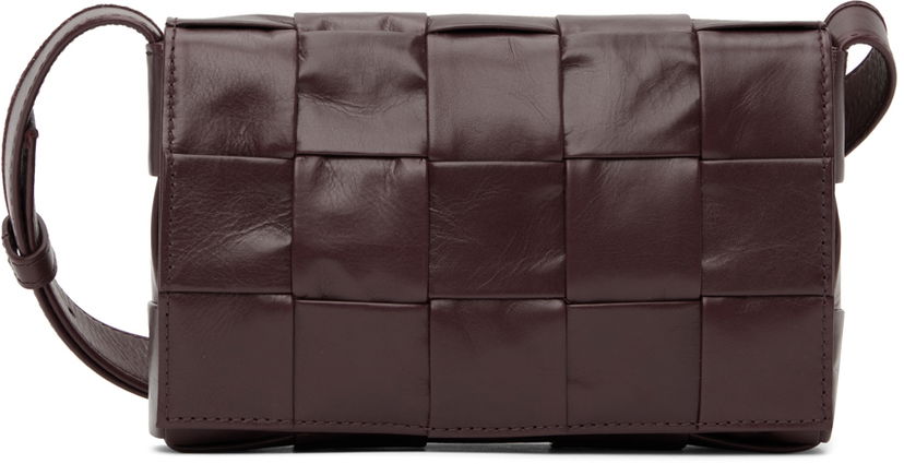 Сумка Bottega Veneta Bottega Veneta Small Cassette Bag Бордовий | 717587-VCQ71