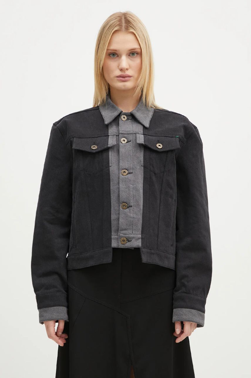 Куртка JW Anderson JW Anderson Layered Denim Jacket чорний | DJ0034.PG1657.938, 0