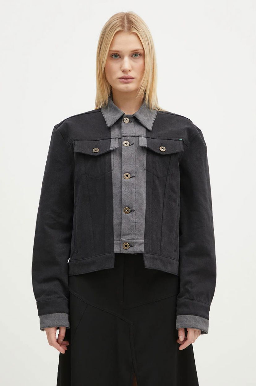 Куртка JW Anderson JW Anderson Layered Denim Jacket чорний | DJ0034.PG1657.938